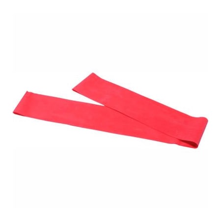 Fabrication Enterprises CanDo Exercise Band Loop, 30" Long, Red, 10/PK 10-5292-10